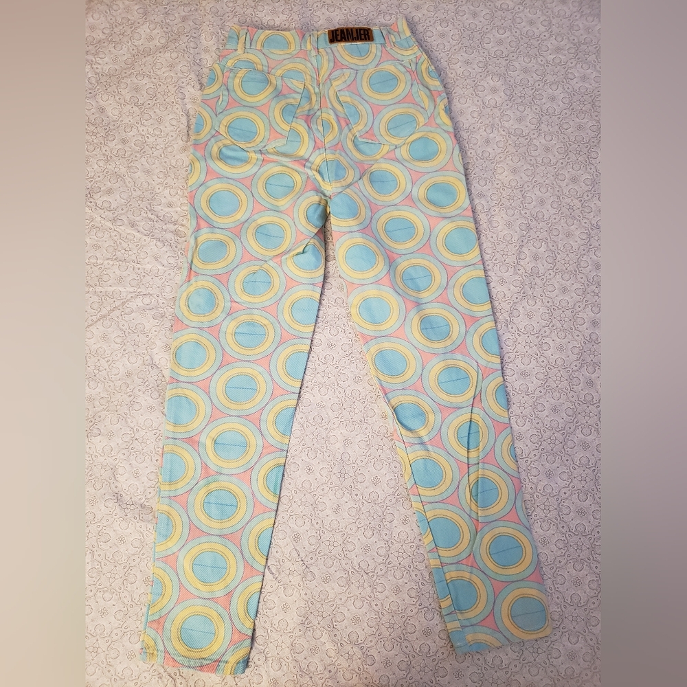 Colorful Geometric Patterned Pants - Picture 3 of 10
